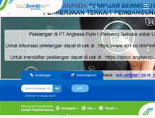 Tablet Screenshot of juanda-airport.com
